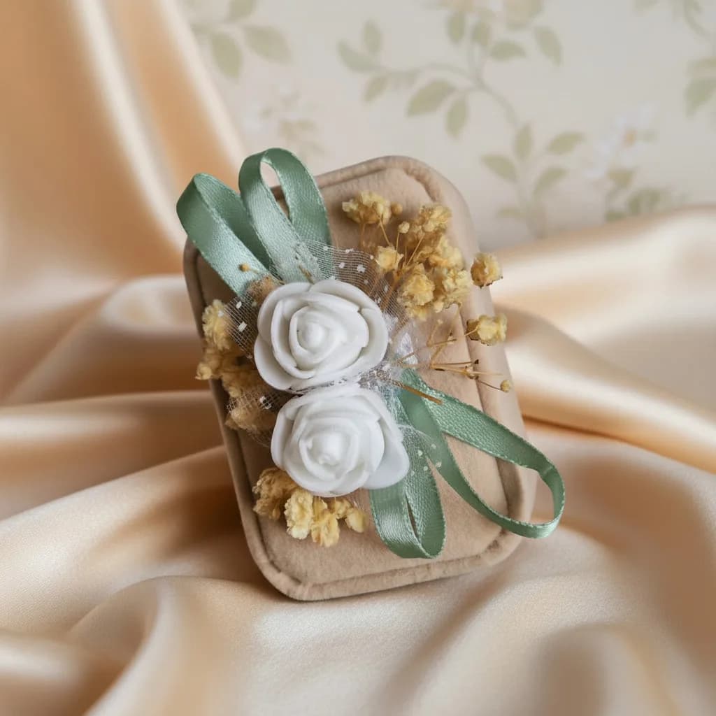 Ring box decorations