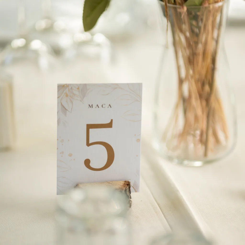 Wedding table cards